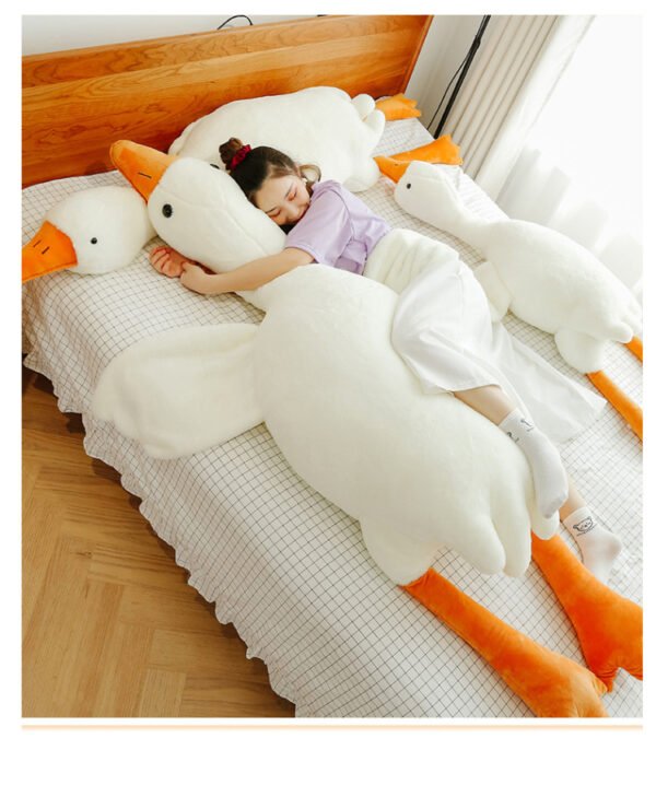 Cute Big White Geese Pillow Plush Toy - Image 7