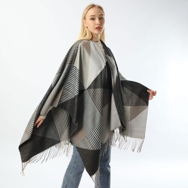 High-grade Air-conditioned Room Warm Shawl Scarf - Image 5