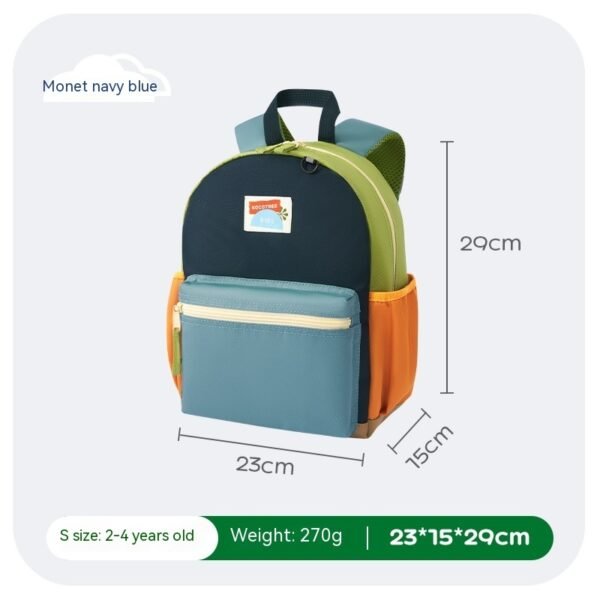 Kindergarten Backpack Children And Boys Super Light - Image 5